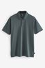 Koksgrå - Textured Golf Polo Shirt