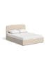 Casual Boucle Natural Oyster Matson Upholstered Ottoman Storage Bed Frame