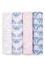 aden + anais™ Large Cotton Muslin Blankets 4 Pack Deco