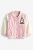 Pink Varsity Bomber Jacket (6mths-7yrs)