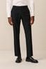 Black Skinny Fit Textured Suit: Trousers, Skinny Fit