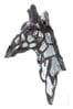 Libra Dappled Silver Giraffe Head Wall Plaque