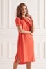 Superdry Orange Curve Hem Shift Dress