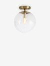 Brass Bourton Flush Fitting Ceiling Light