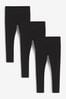 Black High Waist Leggings LANVIN 3 Pack (3-16yrs), High Waist