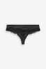 Black Thong Forever Comfort® Knickers