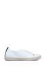 Jones Bootmaker White Midwood Womens Leather Trainers