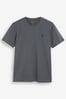 Slate Grey Stag T-Shirt, Regular Fit