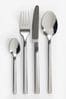 Silver Kensington Stainless Steel 24pc Cutlery Set, 24pc Cutlery