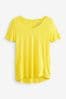 Yellow Slouch V-Neck T-Shirt
