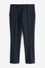 Navy Blue Slim Motionflex Stretch Suit: Trousers