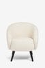 Soft Cosy Bouclé Ivory Natural Mylo Accent Chair