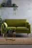 Olive Green Mila 2 Seater 'Sofa In A Box' with Light Legs