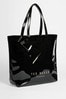 Ted Baker Black Nicon Knot Bow Large Icon Bag