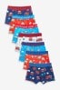 Red/Blue Emergency Vehicles Trunks 7 Pack (1.5-16yrs)