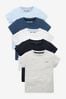 Blue Short Sleeve T-Shirt 5 Pack (3mths-7yrs)