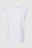 White Reiss Tereza Cotton-Jersey Crew Neck T-Shirt