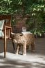 Natural Hamish The Highland Cow Sofa Side Table