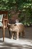 Natural Hamish The Highland Cow Sofa Side Table, Sofa