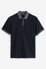 Navy Blue Smart Collar Polo Shirt