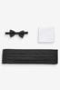 Black Cummerbund And Bow Tie Set