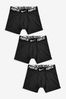 Nike Black Dri-FIT Kids Boxers 3 Pack