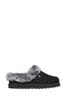 Skechers Black Keepsakes Ice Angel Womens Wide Fit Slippers