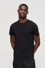 Superdry Black Organic Cotton Vintage Embroidered T-Shirt