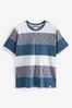 Blue Marl Stripe T-Shirt
