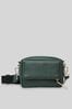 Whistles Green Bibi Chocolate Cross-Body Bag