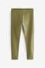 Green Khaki Regular Fit Leggings Bia (3-16yrs), Regular Fit