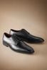 Signature Derby-Schuhe aus italienischem Leder mit eckiger Zehenpartie