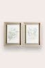 Laura Ashley Elderwood set of 2 Floating Frame Canvases