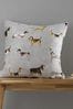 Catherine Lansfield Natural Country Dogs Cushion