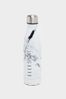 ELLE Sport White Marble Stainless Steel Water Bottle