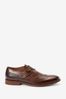 Tan Brown Leather Single Monk Strap Shoes