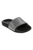 Skechers Black/Silver Pop Ups New Spark Womens Slides