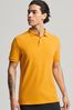 Superdry Yellow Classic Pique Short Sleeve Polo Shirt