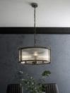 Pewter Hertford 3 Light Chandelier Ceiling Light