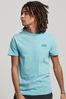 Superdry Turquoise Marl Organic Cotton Vintage Embroidered T-Shirt