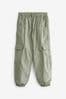 Green Parachute Cargo Cuffed Trousers (3-16yrs)