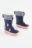 Bluey Navy Blue Thermal Thinsulate™ Lined Cuff Wellies