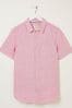 FatFace Pink Stripe Linen Shirt