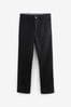 Black Regular Fit Stretch Chino Trousers wide (3-17yrs), Regular Fit