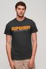 Superdry Blue Superdry Blue DRY Retro Repeat T-Shirt