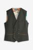 Trimmed Donegal Fabric Suit: Waistcoat