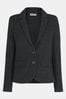 Whistles Grey Slim Jersey Jacket