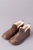 Lakeland Leather Brown Mens Leather Slipper Boots