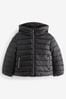 Black Shower Resistant Padded Coat (3-16yrs)
