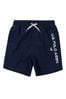 U.S. Polo Assn Blue Solid Sport Swim Shorts